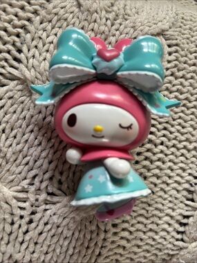 Sanrio My Melody Pink and Teal Bow Dress Figure